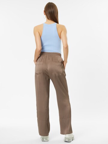 Wide Leg Pantalon 'Kuli' Neo Noir en marron