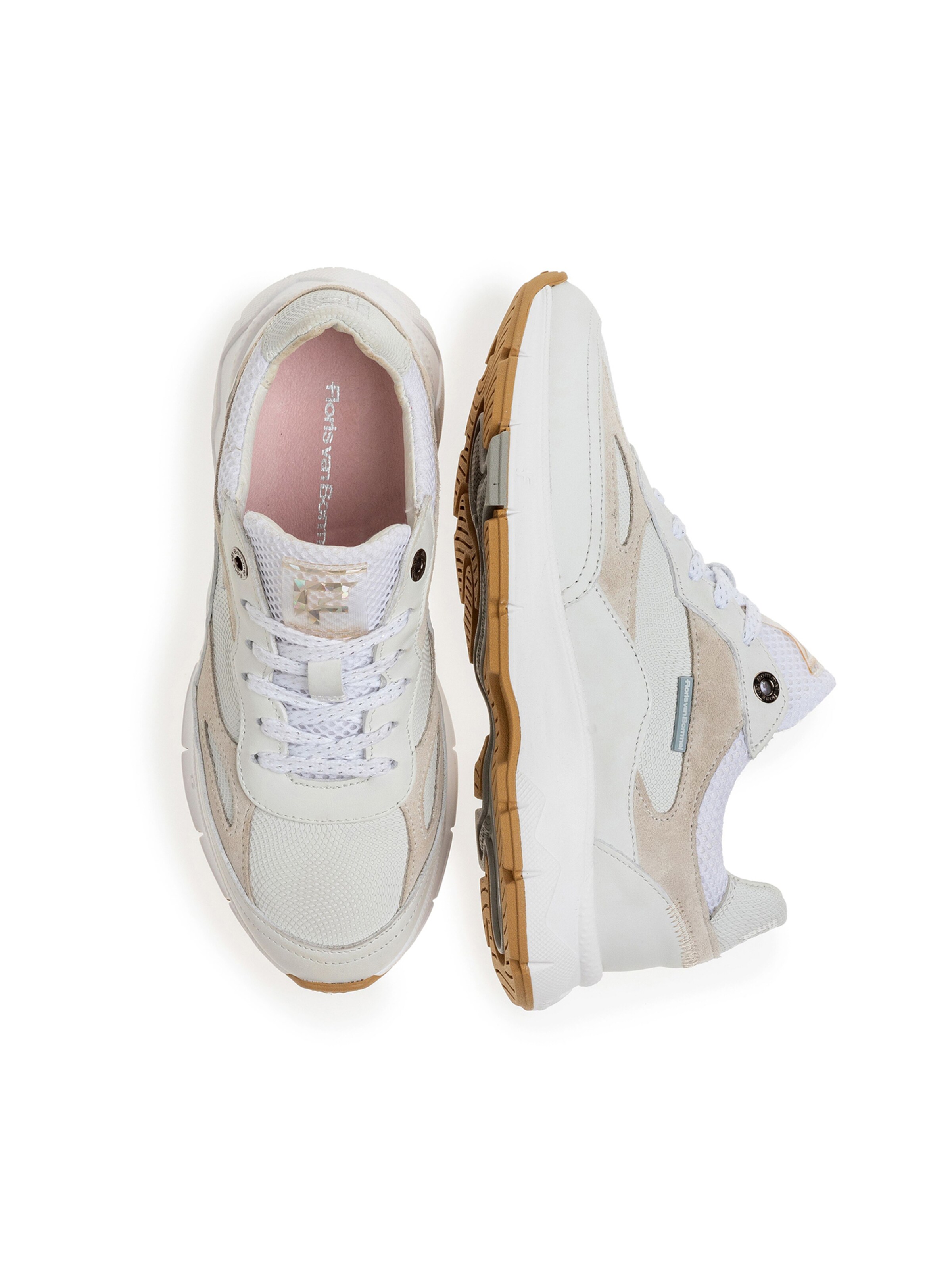 Baskets basses 'Daysi 01' Floris van Bommel en blanc