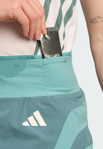 ADIDAS PERFORMANCE Slim fit Workout Pants 'Adizero 3' in Green