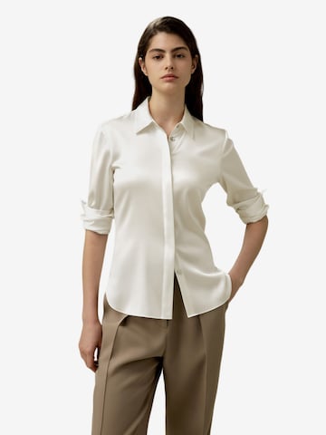 Lilysilk Bluse in Weiß: Vorderseite