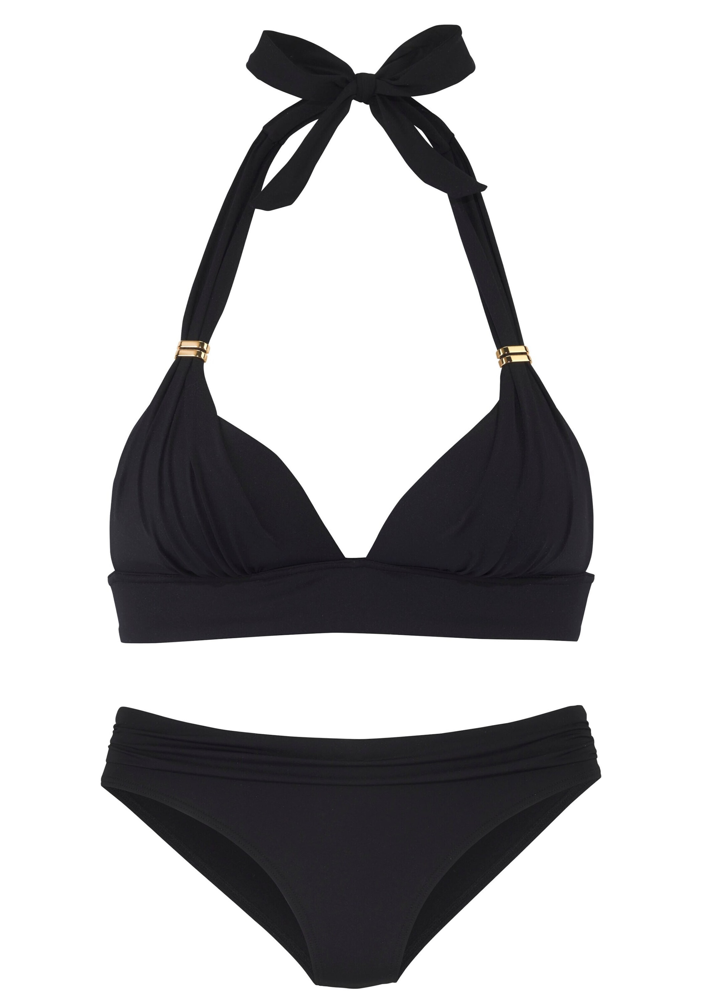 Triangolo Bikini di LASCANA in nero: frontale