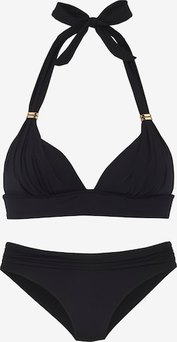 Bikini LASCANA en noir : devant