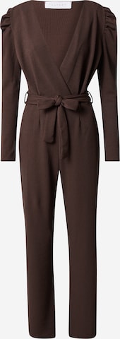 SISTERS POINT Jumpsuit 'EGINA' in Bruin: voorkant