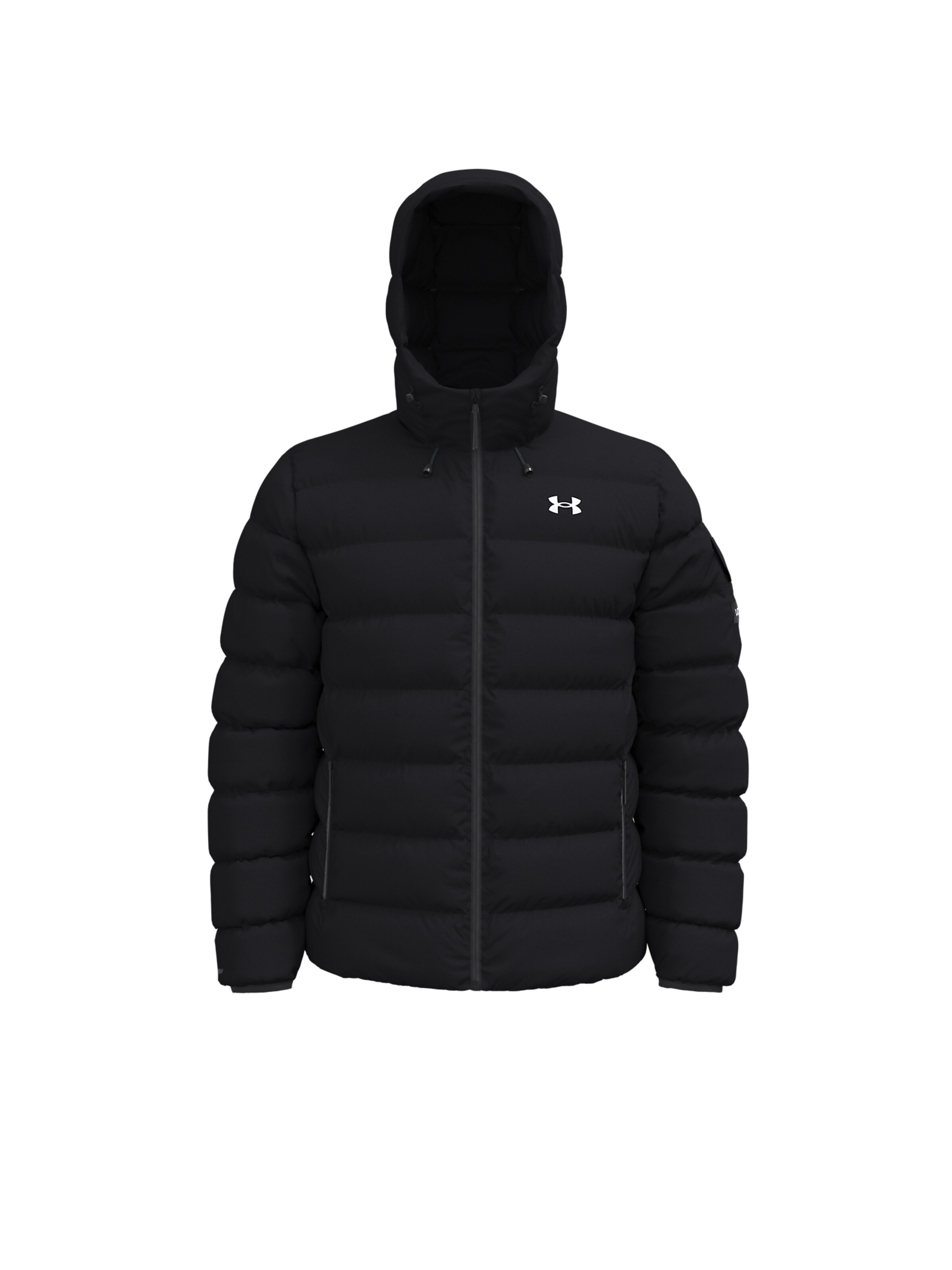 UNDER ARMOUR Sportjacke in Schwarz: Vorderseite