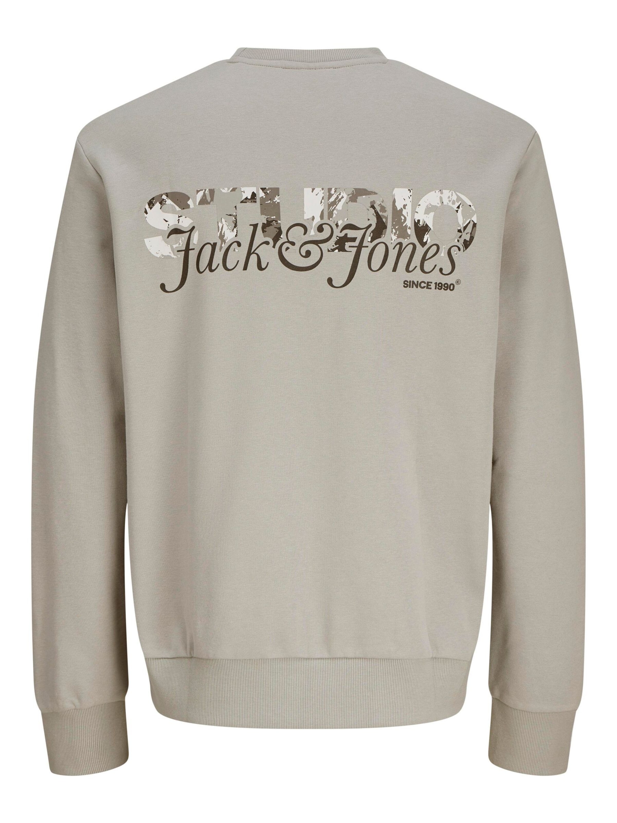 Sweat-shirt Jack & Jones Plus en gris