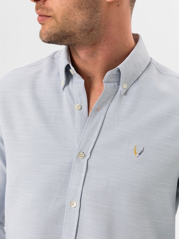By Diess Collection Slim fit Πουκάμισο ' OXFORD ' σε πράσινο