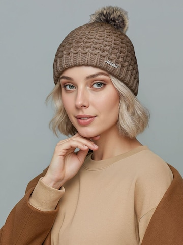 Neverless Mütze '1978' in Beige