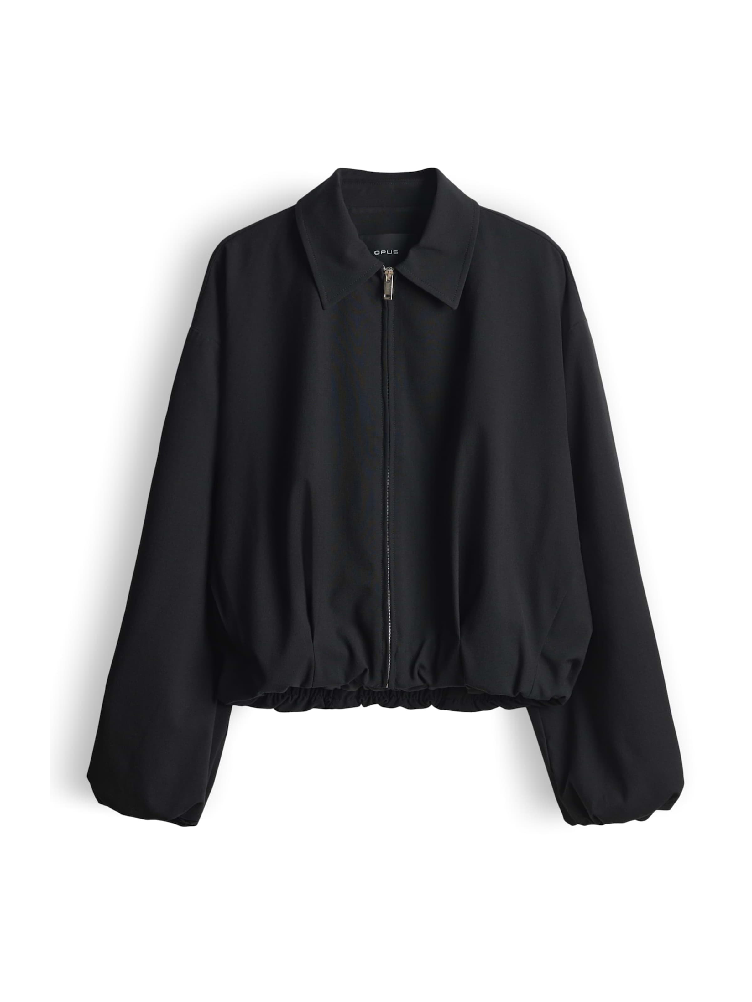 Giacca di mezza stagione 'Jelani' di OPUS in nero: frontale