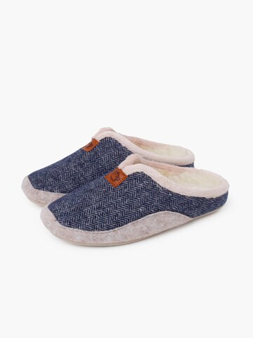 Pisamonas - Zapatillas de casa en azul