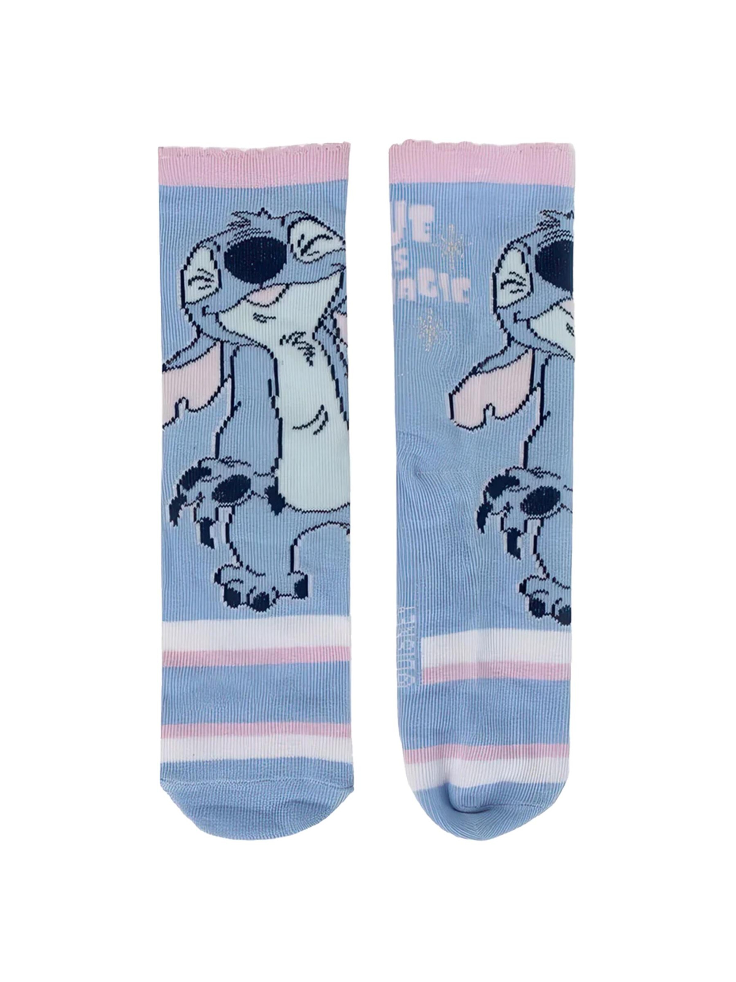 Chaussettes 'Socken Pack 3 Stück Stitch' DISNEY en mélange de couleurs