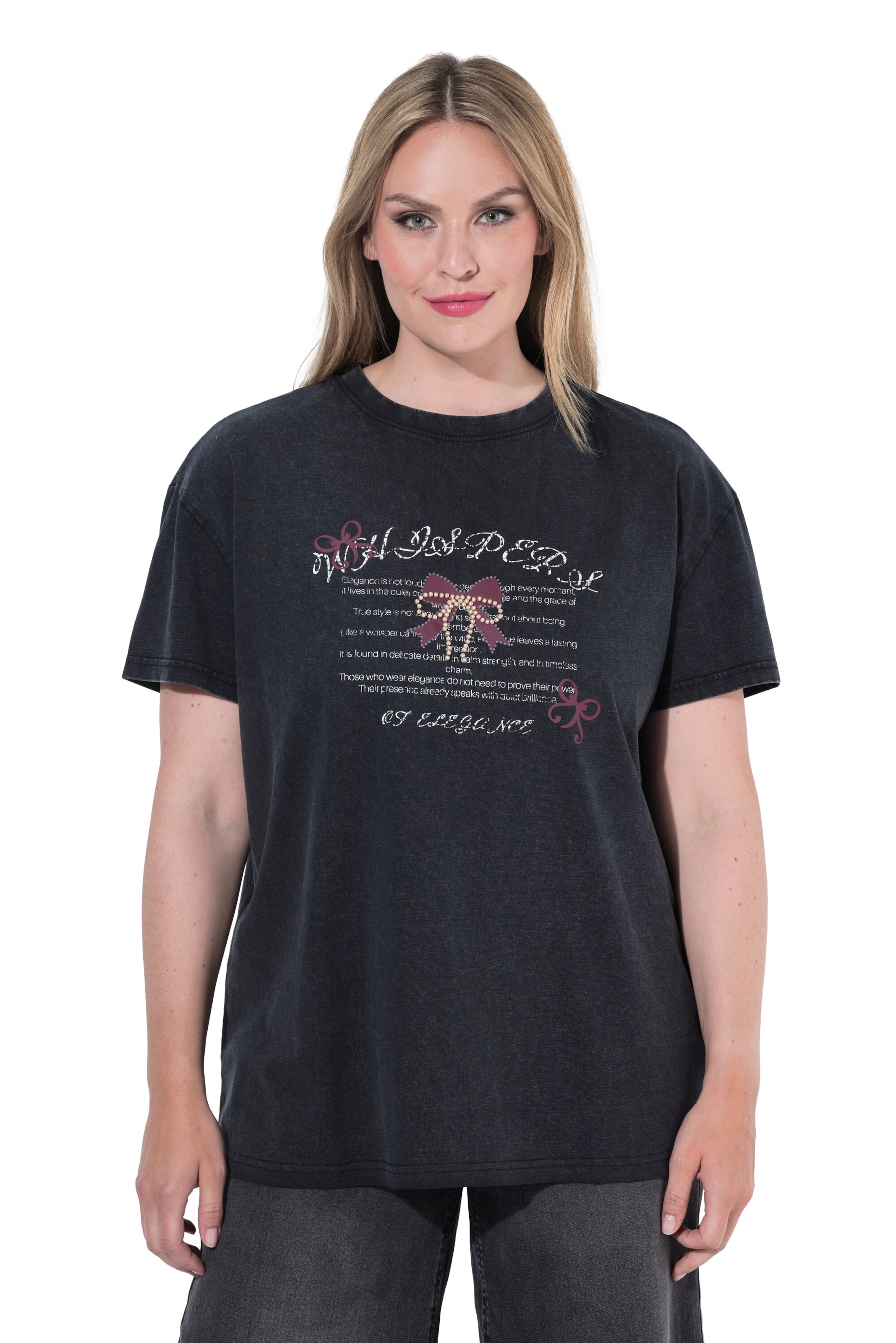 MIAMODA T-Shirt in Schwarz: Vorderseite