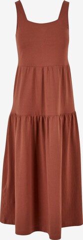 Urban Classics - Vestido de verano en rojo: frente