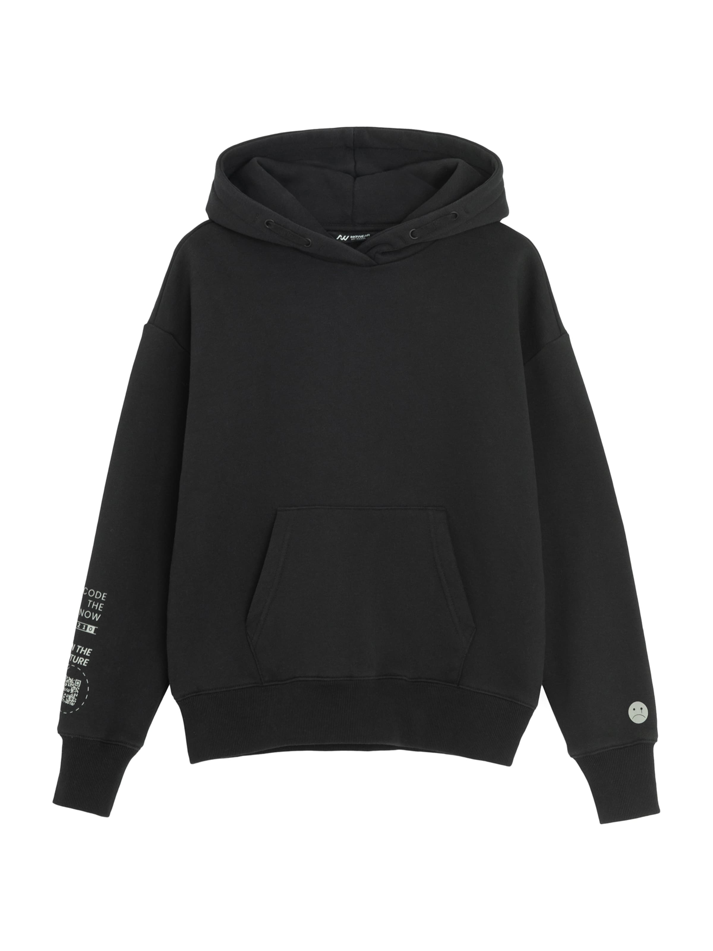 NoWear Sweatshirt i sort: forside