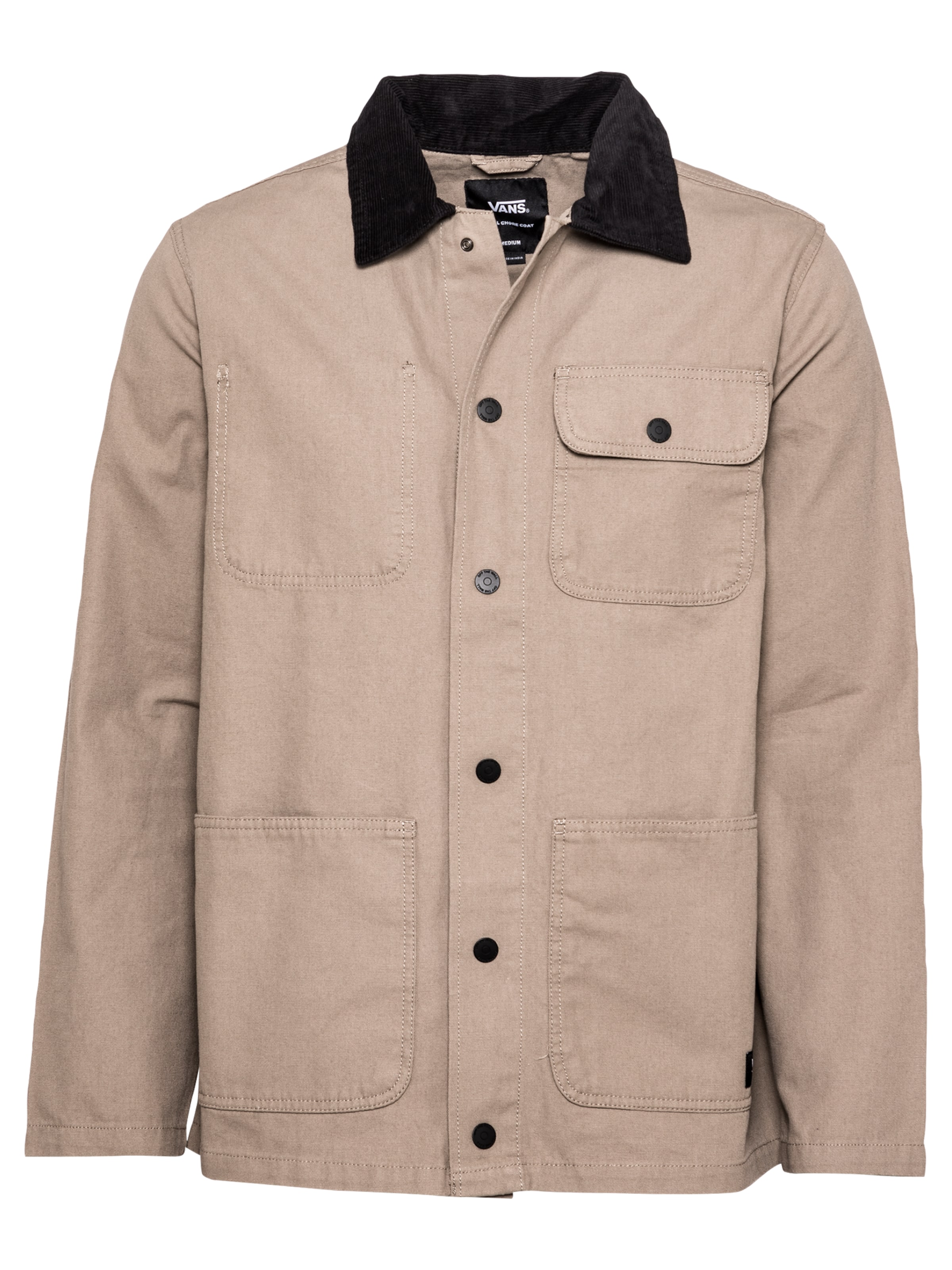 VANS Regular fit Övergångsjacka 'Drill Chore' i beige: framsida