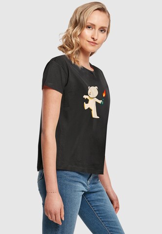 Merchcode Shirt 'Molotov Teddy ' in Schwarz
