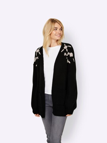 Linea Tesini by heine Cardigan i sort: forside