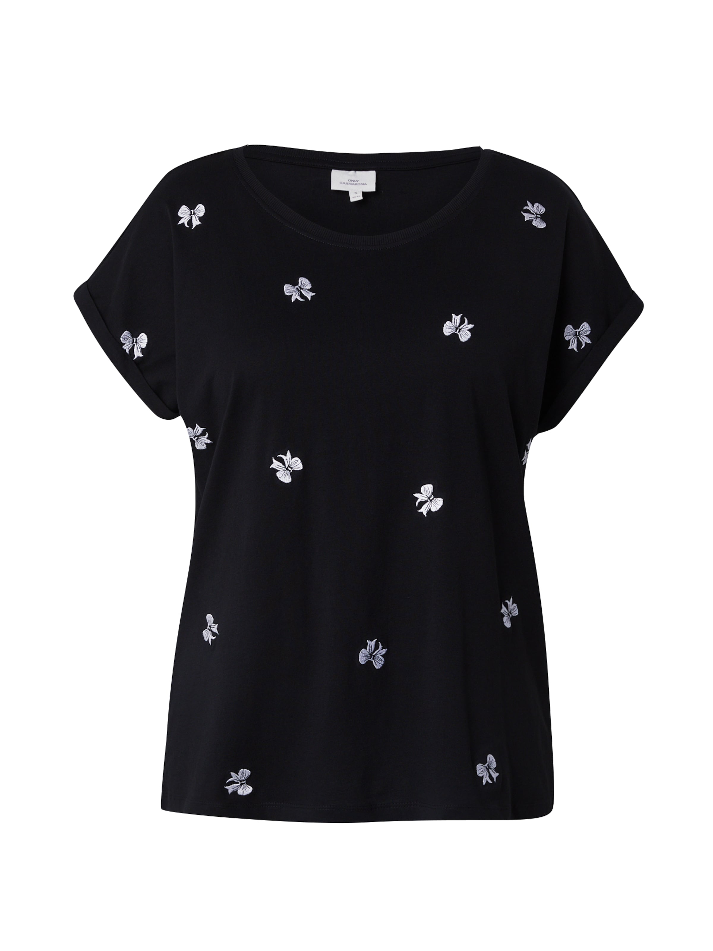 ONLY Carmakoma - Camiseta 'Milda' en negro: frente