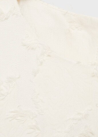 MANGO Top 'Floc' in White