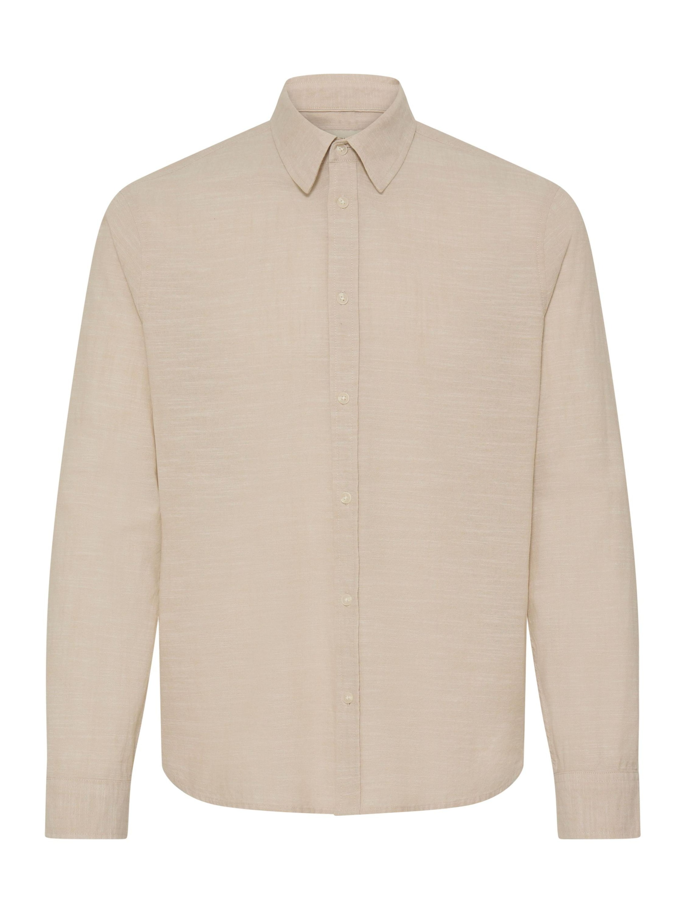 BLEND - Ajuste regular Camisa ' BHDaris ' en beige: frente