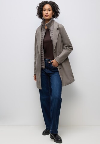 STREET ONE Between-Seasons Coat 'Inlay' in Brown