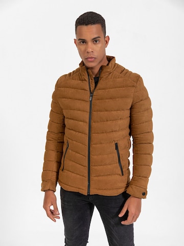 Veste d’hiver Daniel Hills en marron : devant