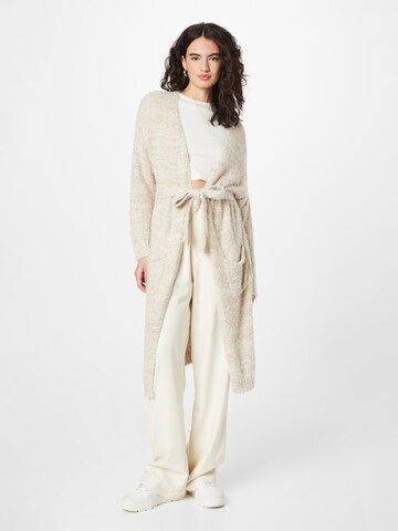 Cream Knit cardigan 'Gilo' in Beige: front