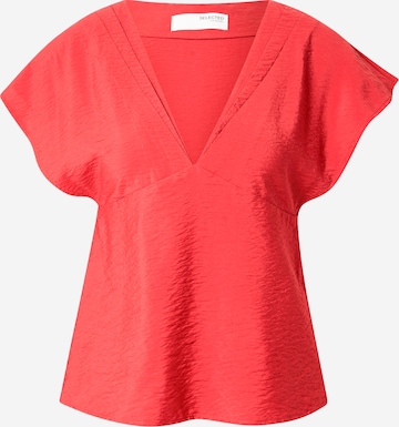 SELECTEDMajica - crvena boja: prednji dio