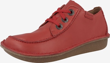 Chaussure de sport à lacets 'Funny Dream' CLARKS en rouge : devant