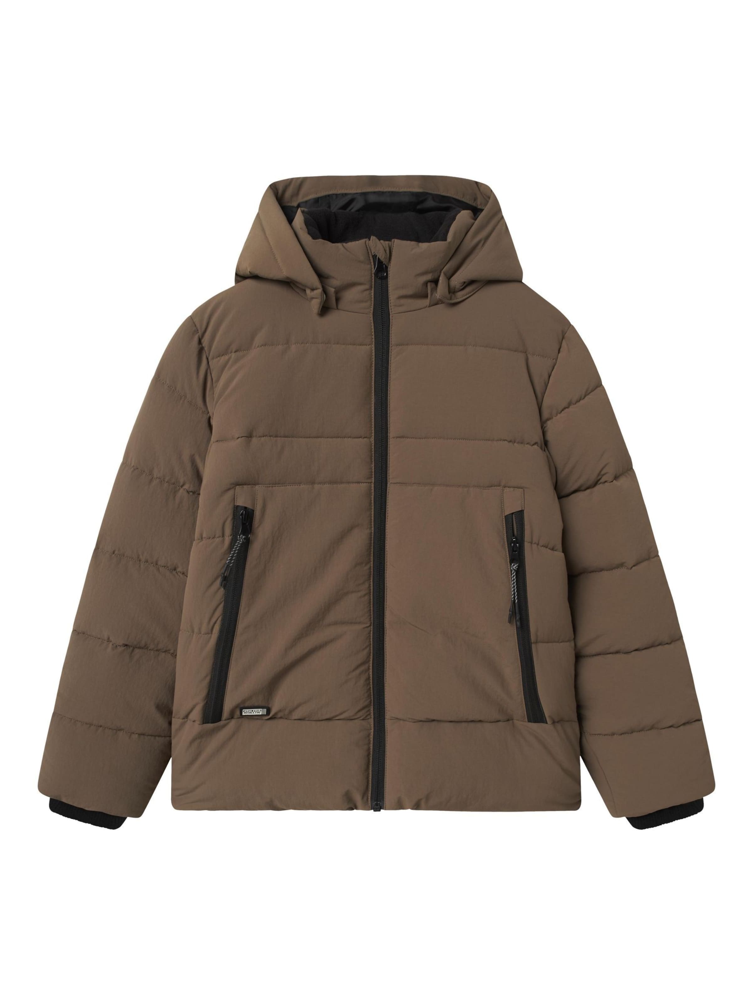 NAME IT Vinterjakke i brun: forside