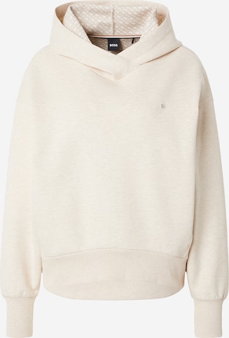 BOSS - Sudadera 'Erkunden2' en beige: frente