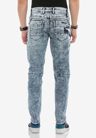 CIPO & BAXX Regular Jeans 'Frosted' in Blue