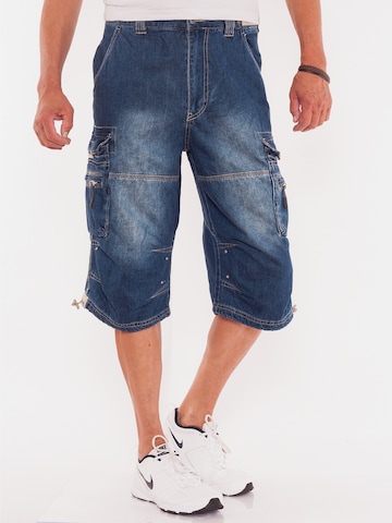JET LAG Regular Cargo Jeans 'Safety B' in Blue: front