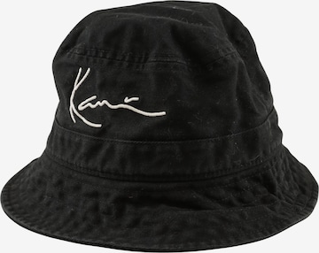 Karl Kani Hut oder Mütze 54 in Schwarz: Vorderseite