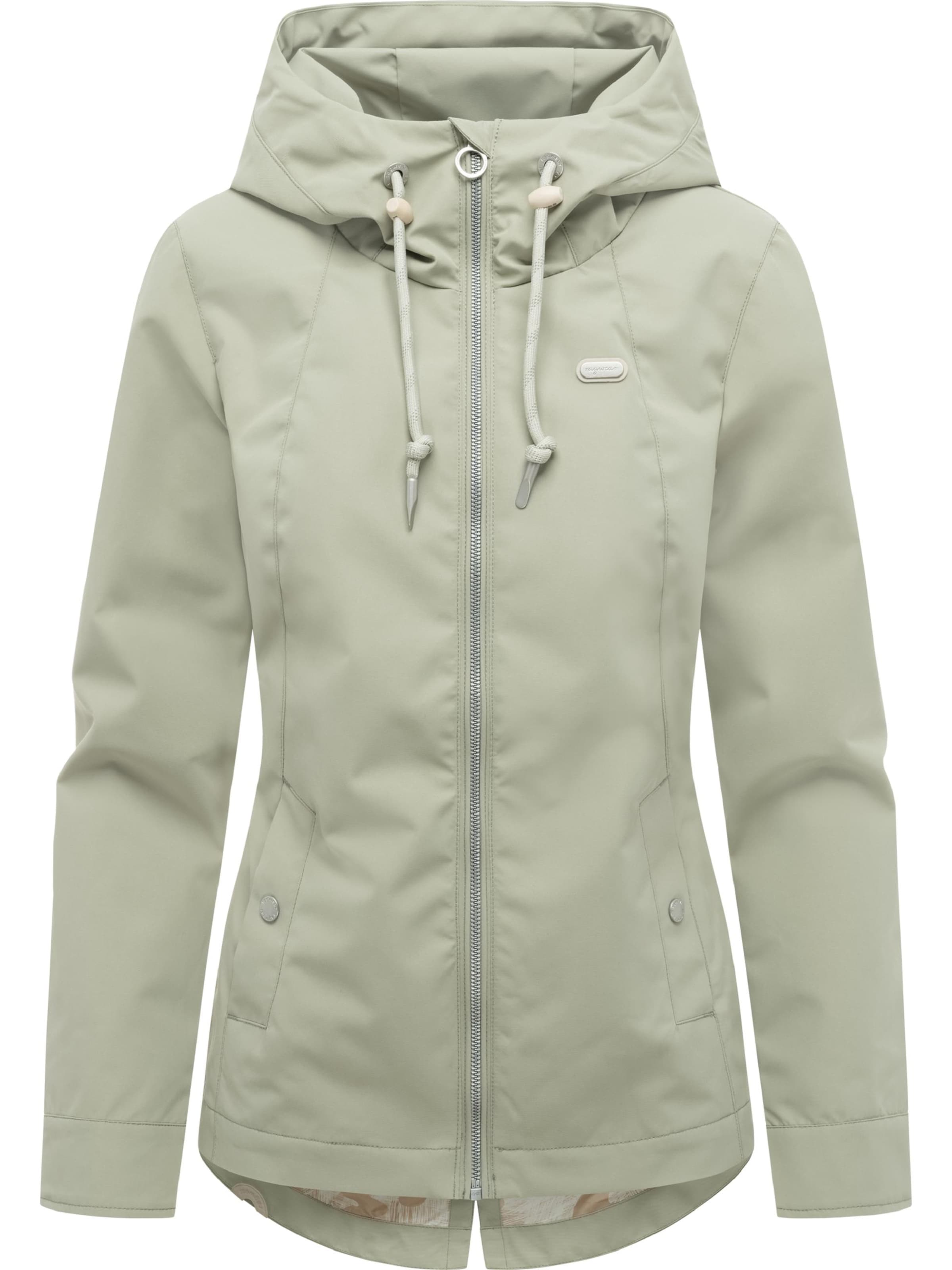 Ragwear Weatherproof jacket 'Monadde' in Green: front