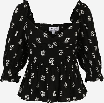 Camicia da donna di Dorothy Perkins Petite in nero: frontale