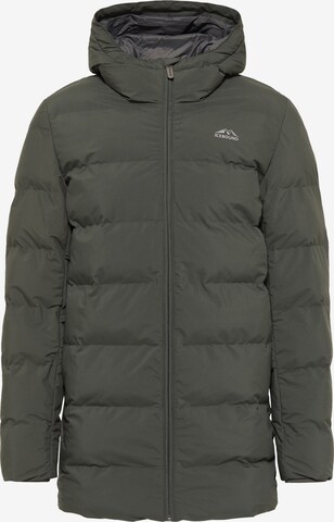 ICEBOUND Winter Coat in Green: front