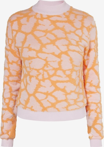 swirly Sweater in Orange: front