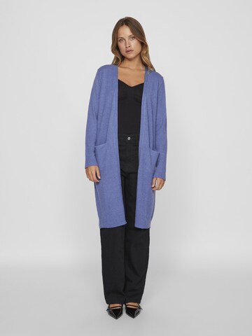 VILA Knit Cardigan 'VIRIL' in Blue