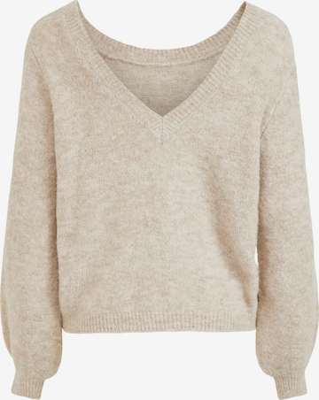 VILA Sweater 'Jamina' in Beige: front