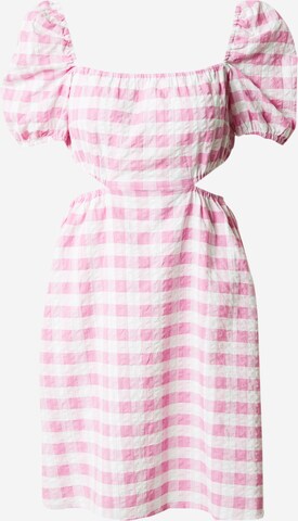 Monki Dress in Pink: front