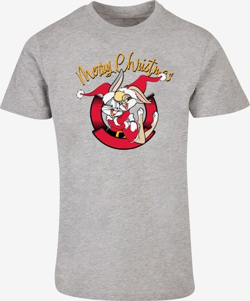 ABSOLUTE CULT Shirt 'Looney Tunes - Lola Merry Christmas' in Grey: front