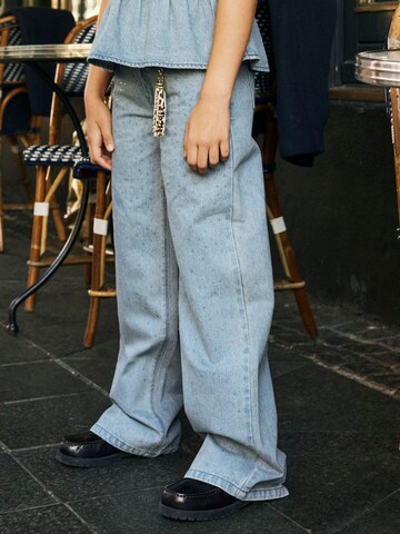 NAME IT Wide leg Jeans in Blauw: voorkant