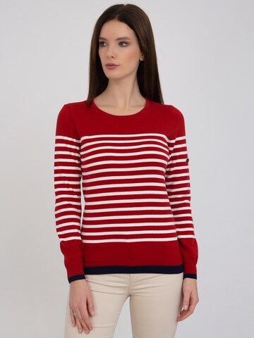 Sir Raymond Tailor Sweater 'Hola' in Red: front