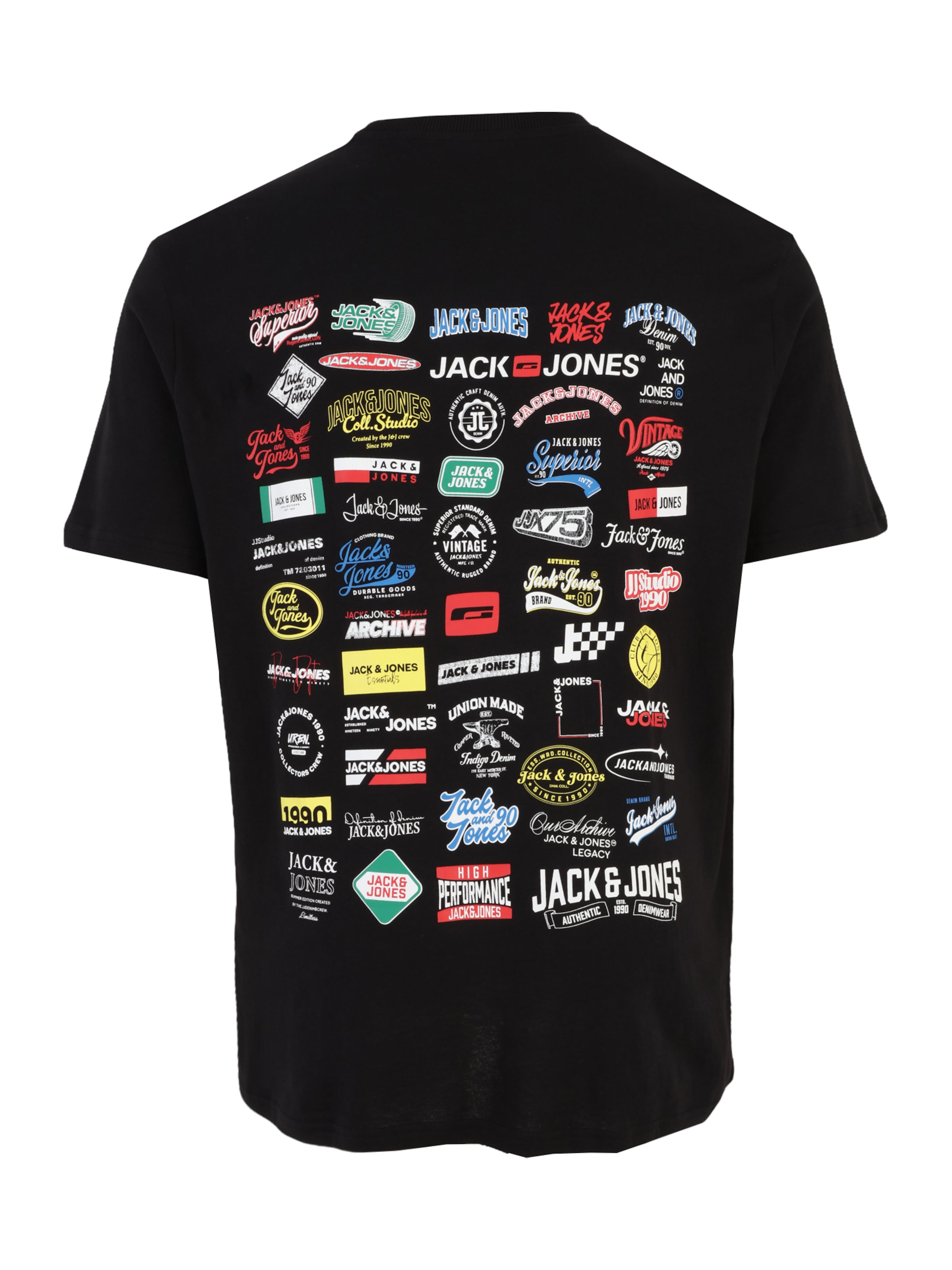 Jack & Jones Plus Футболка 'JJLEGACY' в Черный