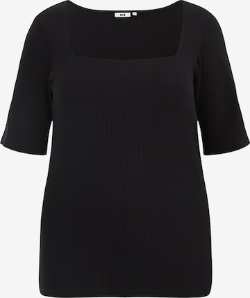 WE Fashion Shirt in Black: front