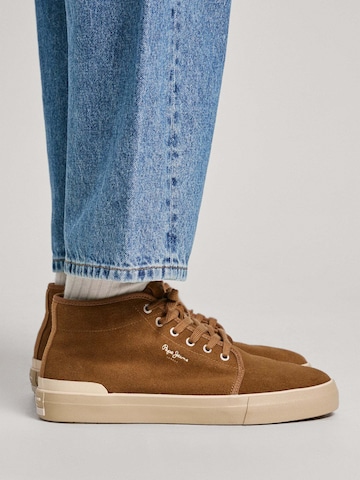 Pepe Jeans Sneakers laag ' BEN TOP ' in Bruin: voorkant