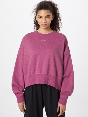 Nike Sportswear - Sweatshirt de desporto em rosa: frente