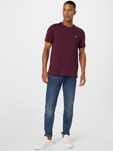 Lyle & Scott T-shirt i röd