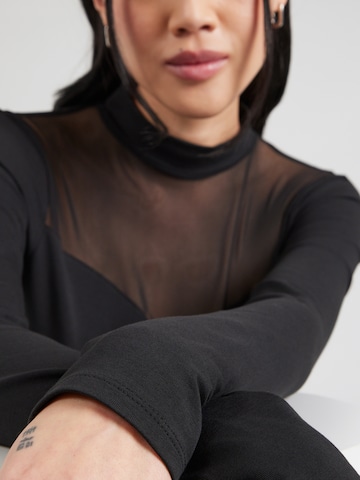 ABOUT YOU Блуза боди 'Meret' в черно