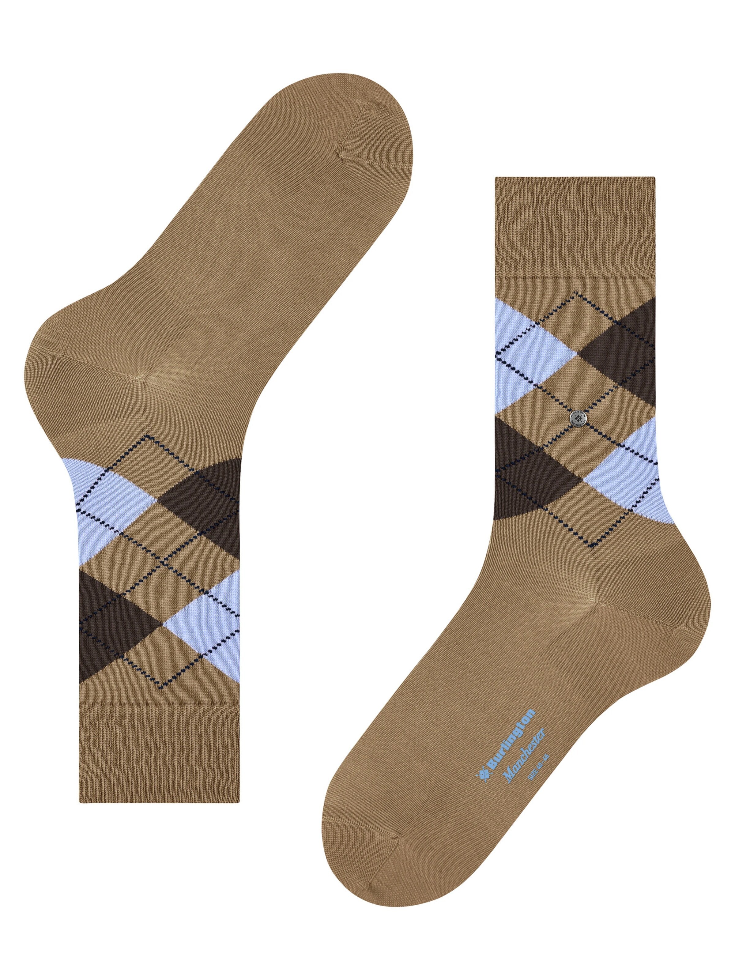 BURLINGTON Socks 'Manchester' in Beige